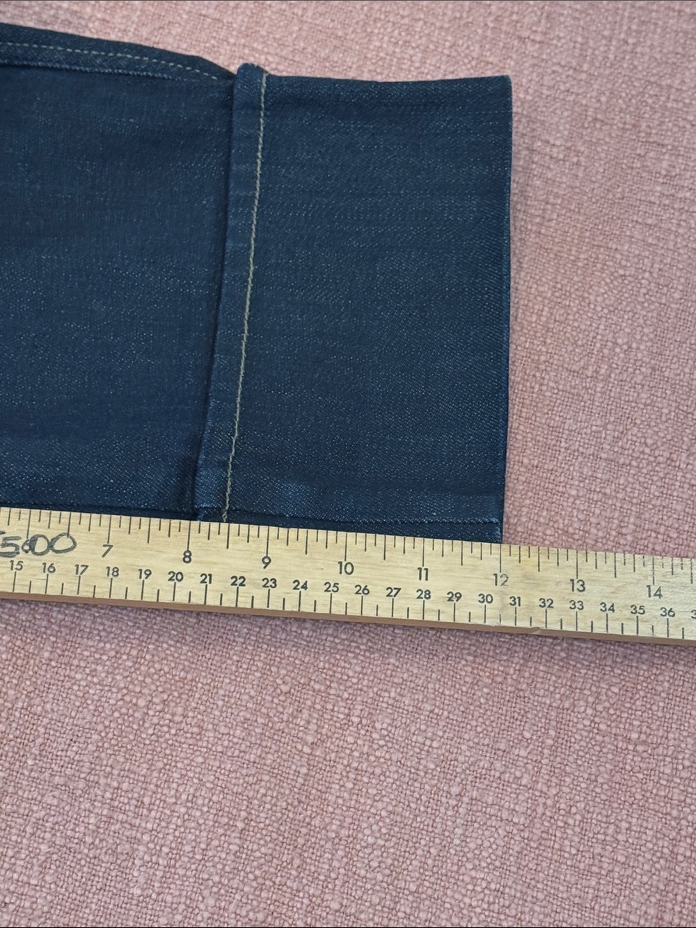 Diesel W29L Women’s Dark Indigo Denim Bermuda Shorts - Picture 6 of 16